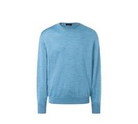MAERZ Superwash Classic Fit Pullover blau, Einfarbig
