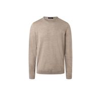 MAERZ Modern Fit Pullover hellbraun, Einfarbig