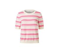 Strickpullover MAERZ MUENCHEN "Maerz Muenchen 347101 Pullover Damen Bekleidung", Damen, Gr. 42, pink, 100% Baumwolle, Rundhals, Pullover Strickpullover (31939451-42) pink