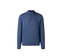 MAERZ Muenchen Troyer Herren Regular Fit Merinowolle blau, 58 (3XL)