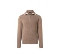 MAERZ Muenchen Strickpullover mit gerippten Abschlüssen in Hazel, Größe 56