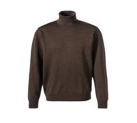 MAERZ Muenchen Rollkragenpullover Herren Comfort Fit Merinowolle braun, 50 (M)