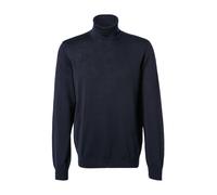 MAERZ Muenchen Rollkragenpullover Herren Merinowolle blau, 48 (S)