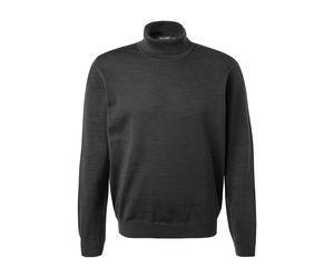 MAERZ Muenchen Rollkragenpullover Herren Regular Fit Merinowolle grau, 60 (3XL)