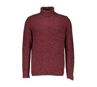 MAERZ Muenchen Rollkragenpullover Herren Regular Fit Schurwolle rot, 54 (XL)
