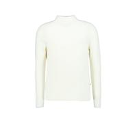 MAERZ Muenchen Stehkragenpullover Herren Regular Fit weiß, 50 (M)