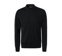 MAERZ Muenchen Stehkragenpullover Herren Slim Fit Schurwolle blau, 54 (XL)