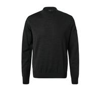 MAERZ Muenchen Stehkragenpullover Herren Slim Fit Schurwolle grau, 54 (XL)