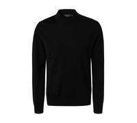 MAERZ Muenchen Stehkragenpullover Herren Slim Fit Schurwolle schwarz, 60 (3XL)