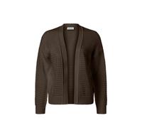 MAERZ Muenchen - Strick Cardigan 1/1 Arm dark chocolate