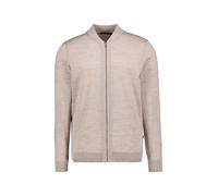 MAERZ Muenchen Strickjacke Herren Regular Fit Merinowolle beige, 54 (XL)