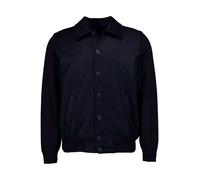 MAERZ Muenchen Strickjacke Herren Regular Fit Merinowolle blau, 50 (M)