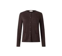 MAERZ Muenchen - Strickjacke Knopf 1/1 Arm dark espresso - Gr. - 38