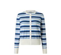 Strickjacke MAERZ MUENCHEN "Maerz Muenchen 234201 Strickcardigan Damen Bekleidung", Damen, Gr. 42, blau, 100% Baumwolle, Strickjacken Strickjacke (52238344-42) blau