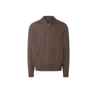 MAERZ Muenchen - Strickjacke Zip 1/1 Arm field brown - Gr. - 54