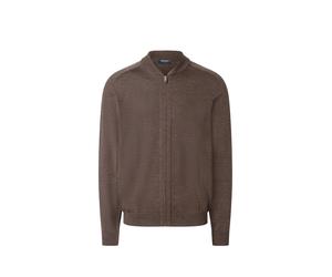 MAERZ Muenchen - Strickjacke Zip 1/1 Arm field brown - Gr. - 56