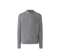MAERZ Muenchen - Strickjacke Zip 1/1 Arm smoky grey - Gr. - 52