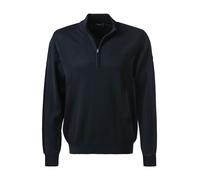 MAERZ Muenchen Troyer Herren Regular Fit Merinowolle blau, 52 (L)