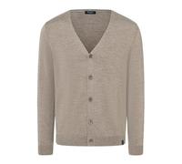 Maerz Muenchen Wollcardigan in Taupe - Größe 56 | Herren Pullover Cardigans