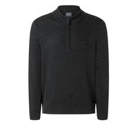 Maerz Muenchen Wollpullover in Anthrazit - Größe 56 | Herren Plussize