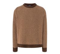 Maerz Muenchen Wollpullover in Hellbraun - Größe 56 | Herren Plussize
