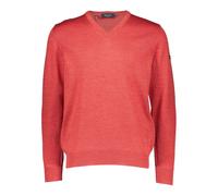 Maerz Muenchen Wollpullover in Koralle - Größe 56 | Herren Plussize