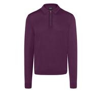 Maerz Muenchen Wollpullover in Pflaume - Größe 52 | Herren Plussize