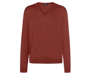 Maerz Muenchen Wollpullover in Rotbraun - Größe 56 | Herren Plussize