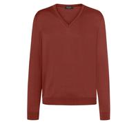 Maerz Muenchen Wollpullover in Rotbraun - Größe 58 | Herren Plussize