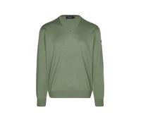 MAERZ Superwash Classic Fit Pullover Sunny Green, Einfarbig