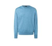 MAERZ Feinstrick-Pullover aus Merinowolle Herren blau, 50