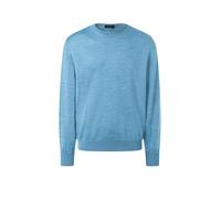 MAERZ Feinstrick-Pullover aus Merinowolle Herren blau, 52