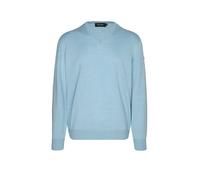 MAERZ Superwash Classic Fit Pullover Ocean Aqua, Einfarbig
