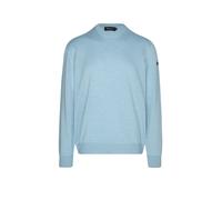 MAERZ Superwash Classic Fit Pullover blau, Einfarbig