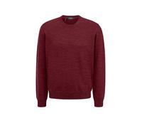 MAERZ Muenchen Regular Fit Strickpullover reiner Schurwolle in Bordeaux, Größe 50