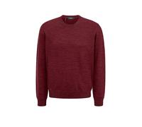 MAERZ Herren Pullover Rundhals Wolle (Merinowolle) 490500-495 Bordeaux rot uni 56
