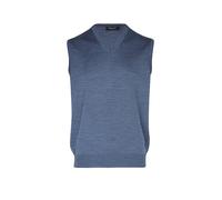 MAERZ Merino Superwash Regular Fit Pullunder Nimes Blue, Einfarbig