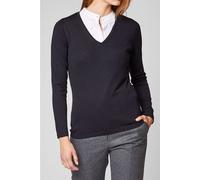 Maerz Damen Pullover 300000, Blau (Navy 399), 36