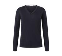 MAERZ Regular Fit Damen Pullover dunkelblau, Einfarbig