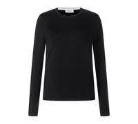 MAERZ Regular Fit Damen Pullover schwarz, Einfarbig