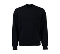 MAERZ Muenchen Pullover aus Schurwolle mit Stehkragen in Marine, Größe 48