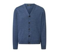 Strickjacke MAERZ MUENCHEN "Maerz Muenchen 590800 Strickcardigan Herren Bekleidung", Herren, Gr. 48, blau, 100% Wolle (Merino), Strickjacken Strickjacke (33659600-48) blau