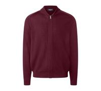 MAERZ Muenchen Cardigan Herren Regular Fit Merinowolle Rot Größe 52 (L)