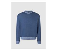 MAERZ Superwash Classic Fit Pullover blau, Einfarbig