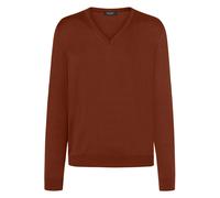 MAERZ Superwash Classic Fit Pullover kupfer, Einfarbig