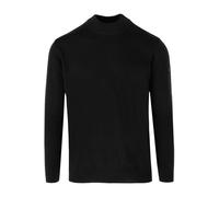 MAERZ Superwash Classic Fit Pullover schwarz, Einfarbig