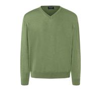 MAERZ Superwash Classic Fit Pullover Sunny Green, Einfarbig