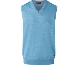 MAERZ Superwash Classic Fit Pullunder blau, Einfarbig