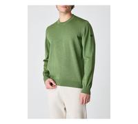 MAERZ Superwash Roots Regular Fit Pullover Sunny Green, Einfarbig