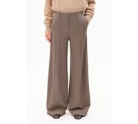 ARMEDANGELS Damen Jerseyhose aus LENZING™ ECOVERO™ Viskose Mix MAEVAA Regular Fit Walnut Cream L